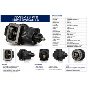 PTO ISUZU MZW-6P 4 H