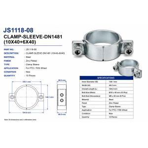 CLAMP-SLEEVE-DN1481 (10X40+6X40