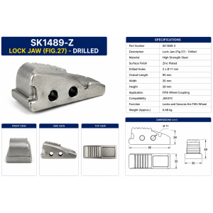 LOCK JAW (FIG.27) - DRILLED